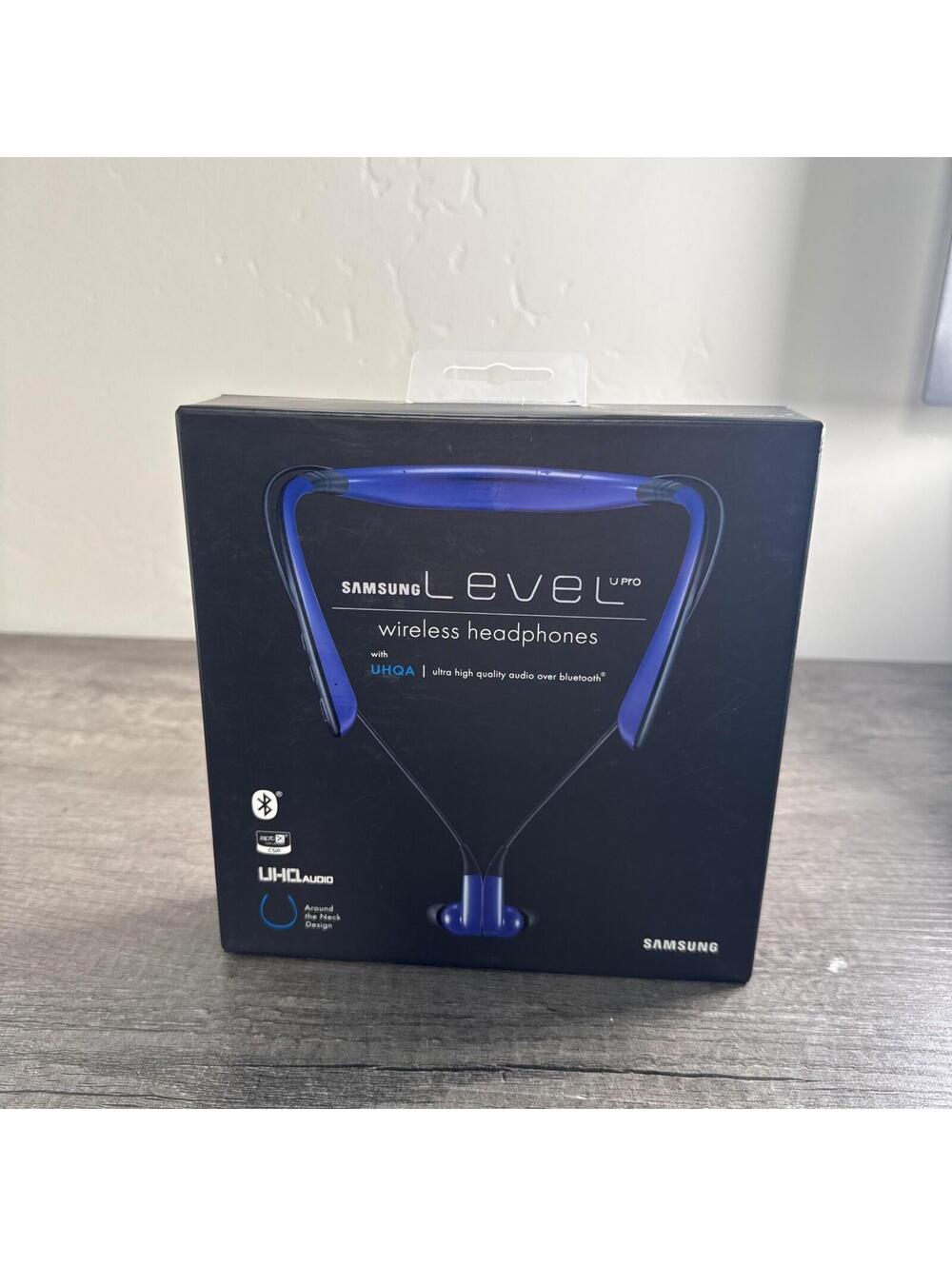 Samsung Level U Pro Stereo Bluetooth Wireless Headphones UHQA Blue BN920